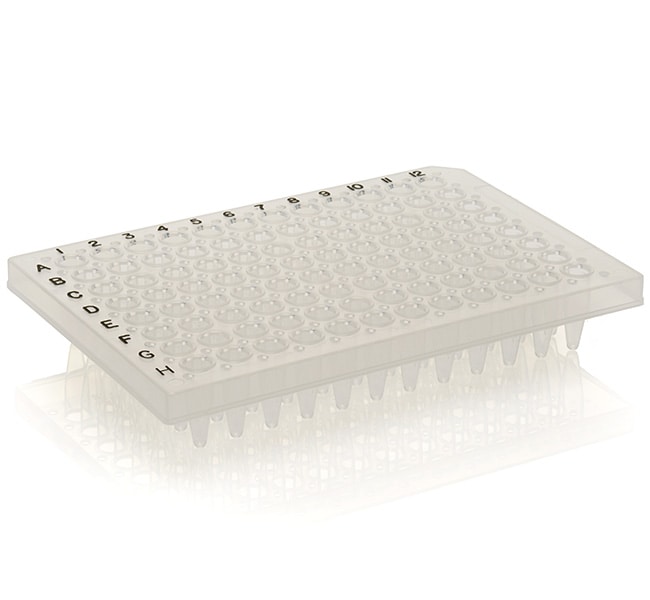 Thermo Fisher Scientific PCR Plate, 96-well, semi-skirted, flat deck, black lettering