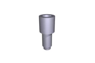 Waters Plug, 1/4-28, Teflon, 2/PK