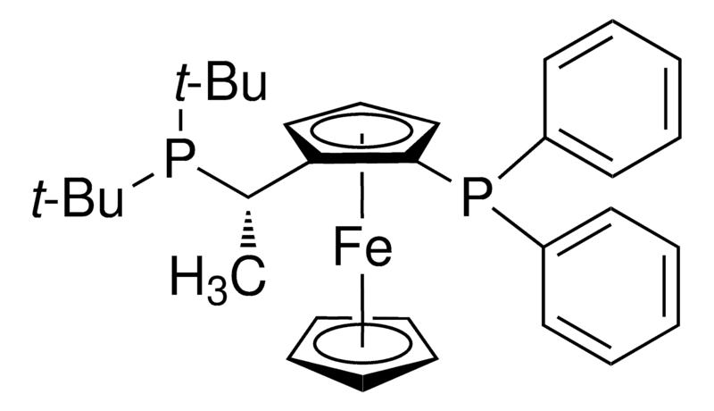 Merck (S)-1-[(RP)-2-(Diphenylphosphino)ferrocenyl]ethyldi-tert-butylphosphine