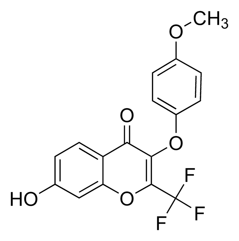 Merck 7-Hydroxy-3-(4-methoxyphenoxy)-2-(trifluoromethyl)-4H-chromen-4-one