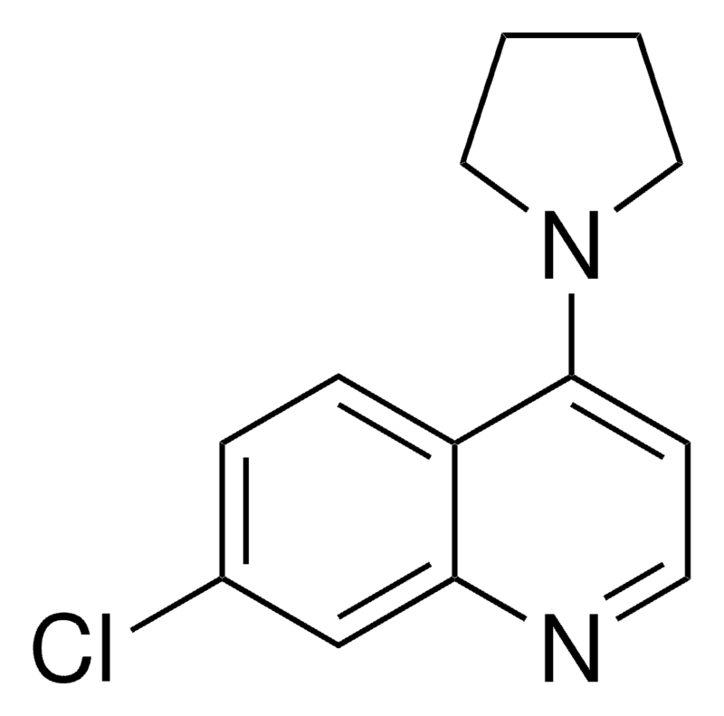 Merck 7-CHLORO-4-(1-PYRROLIDINYL)QUINO-