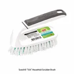 Daihan Science 3M Scotch “492” Household Scrubber Brush, with Easy Grip Rubber Handle<br>Vari