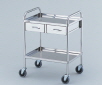 AS ONE Slient Lab Cart SUS304, 정음 왜건