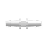 Straight Through Tube Fitting with 500 Series Barbs, 5/16` (8.0 mm) ID Tubing