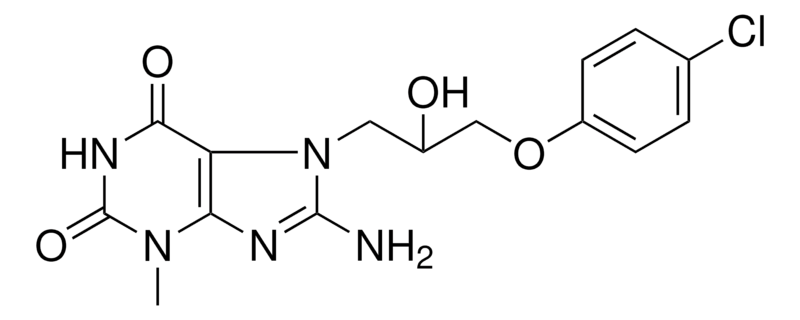 Merck 8-AMINO-7-3-(4-CL-PHENOXY)-2- - 5 MG