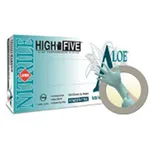 AS ONE Nitrile Glove, Powder-Free, ALOE VERA Coat, 니트릴 글러브(파우더 프리), 내부 알로에 베라 코팅