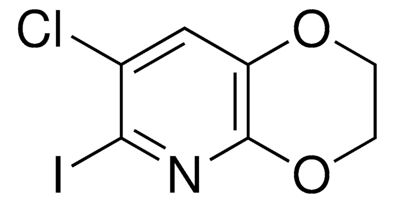 Merck 7-Chloro-6-iodo-2,3-dihydro-[1,4]dioxino[2,3-b]pyridine