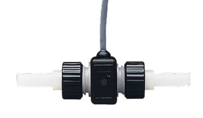 Thermo Fisher Scientific PVDF Infrared Flow Sensor Barb Connection, 0.0. to 0.53 GPM, 1/4 in.