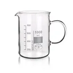 Glass Beaker with Handle, Simax 유리 핸들 비이커