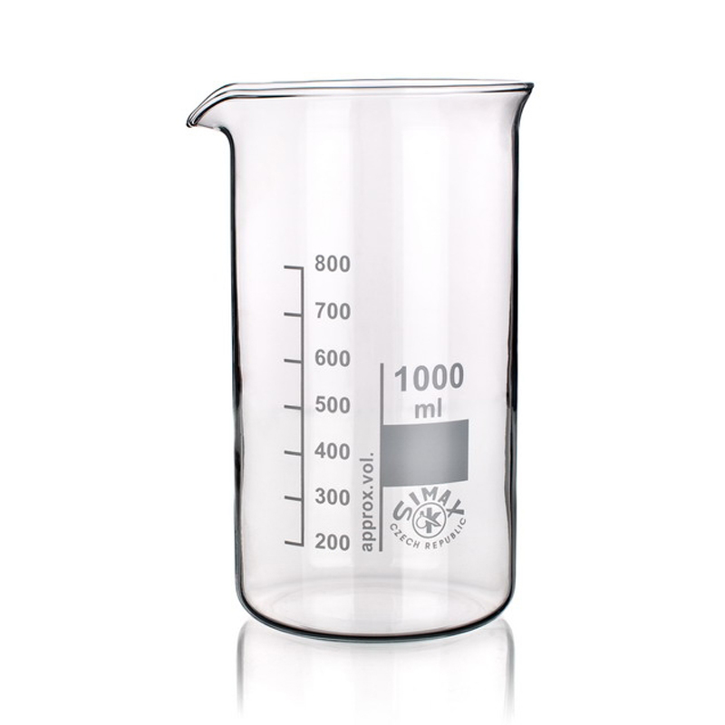 Tall Glass Beaker, Simax 톨 유리 비이커