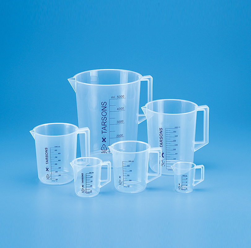 PP Beaker with Handle PP 플라스틱 핸들 비이커