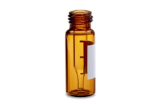 Waters Amber Glass 12 x 32 mm Screw Neck Qsert Vial, 300 µL Volume, 100/pk