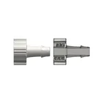 Male Large Bore Connector to 500 Series Barb, 1/4` (6.4 mm) ID Tubing