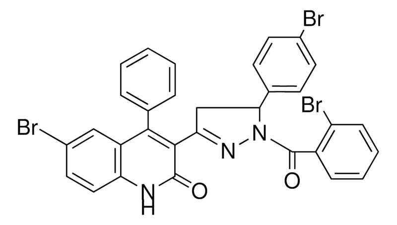 Merck 6-BR-3-(1-(2-BR-BZ)-5-(4-BR-PH)--