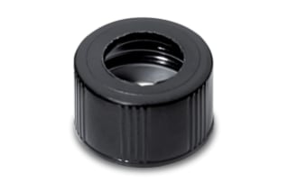 Waters Black Phenolic Screw Neck Cap, 144/pk
