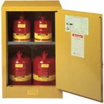 Thermo Fisher Scientific Justrite Compact Cabinets with self-closing doors, 12 gallon capcity