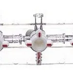 Thermo Fisher Scientific Polycarbonate Individual 5-Port Manifold, 360 rotation, Non-sterile