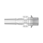 Male Luer with 5/16` Hex to 1/4-28 UNF Thread (May be used with separate rotating lock ring; FSLLR)