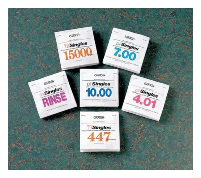 Thermo Fisher Scientific Assorted pH Buffer Pouches, Fisherbrand