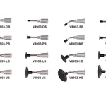 SIPEL 진공핀셋용 교환팁 1/2` PROBE/곧은타입 Tweezer