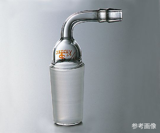 AS ONE Exhaust Tube(L-Type·Male Joint·Rubber Tip Stopper), 배기관(곡관·숫 조인트·선단 고무 스토퍼)