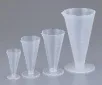AS ONE Cornical Liquid Scale PP, 코니컬 액량계(PP)