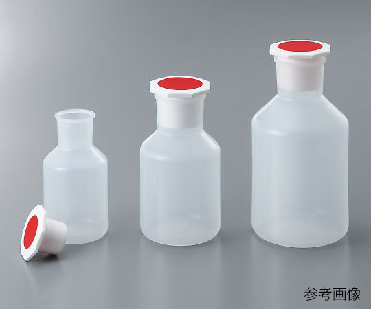 AS ONE PP Wide Mouth Reagent Bottle(with Plug Cap), PP 광구 시약병(플러그 부속)