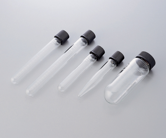 AS ONE Screw Cap Test Tube Glass(with Scale), 스크루캡 시험관(눈금 표시)