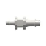 Straight Through Reduction Tube Fitting with 500 Series Barbs, 1/8` (3.2 mm) and 1/16` (1.6 mm) ID Tubing