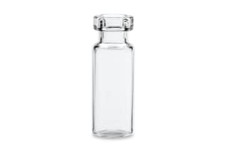 Waters Clear Glass 12 x 32 mm Crimp Vial, 2 mL Volume, 100/pk