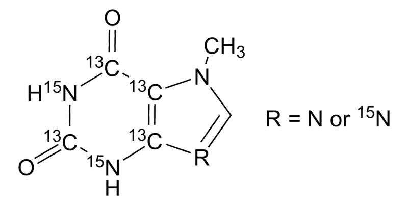 Merck 7-METHYLXANTHINE-2,4,5,6-13C4, 1,3-15N2&