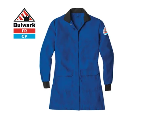 Bulwark Women`s NOMEX FR/CP Lab Coat 방염+내화학 실험복