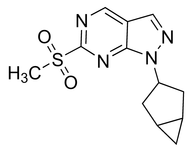 Merck 1-(Bicyclo[3.1.0]hexan-3-yl)-6-(methylsulfonyl)-1H-pyrazolo[3,4-d]pyrimidine