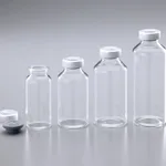 AS ONE Wide-Mouth Vial (with Rubber Stopper and Aluminium Cap), 광구 바이알