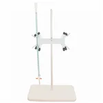 Thermo Fisher Scientific Stainless Steel Double Buret Clamp and Support Stand with Rod