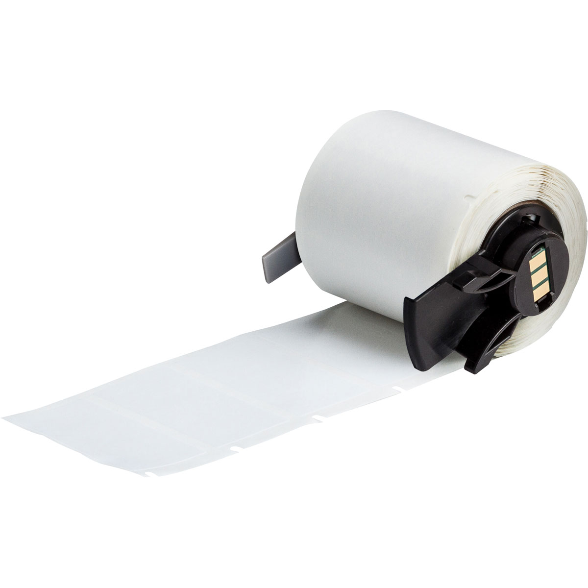 Brady Self-Laminating Vinyl Wrap Around Wire and Cable Labels, All White, for M6 M7 Printers