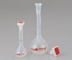 AS ONE EM Euro PMP Volumetric Flask with PP Plug, EM 유로 PMP메스플라스크(PP 플러그)