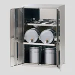 AS ONE Lab. Server Rack (Chemical Storage, for Pail Can), 연구실용 서버 랙(약품보관장, 페일캔용)