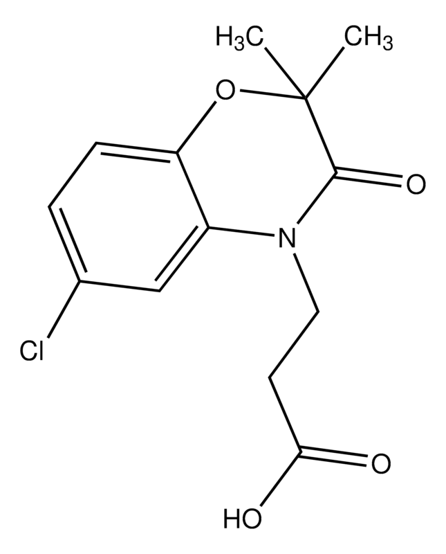 Merck 3-(6-Chloro-2,2-dimethyl-3-oxo-2H-benzo[b][1,4]oxazin-4(3H)-yl)propanoic acid