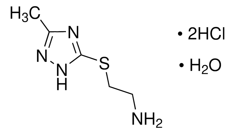 Merck 2-[(3-Methyl-1H-1,2,4-triazol-5-yl)thio]ethanamine dihydrochloride hydrate