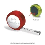 Daihan Science Komelon L3m Touch Lock Metallic Case Measuring Tape, with Double Sided Scale<br