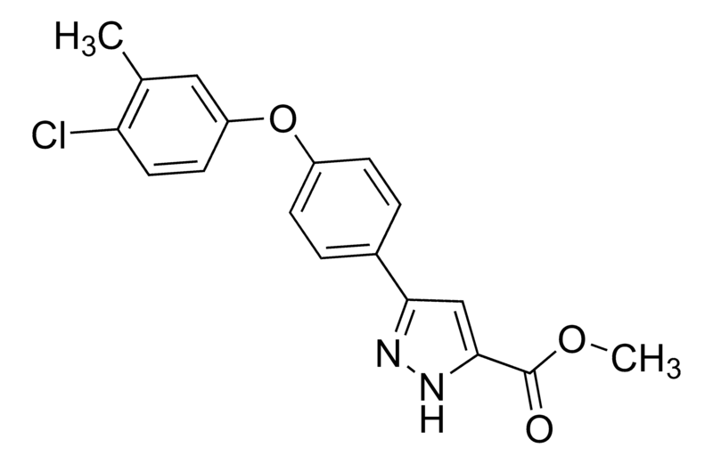 Merck Methyl 3-(4-(4-chloro-3-methylphenoxy)phenyl)-1H-pyrazole-5-carboxylate