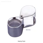 Daihan Science Triplet Hasting Triplet Magnifier, 3layer Lens, Φ21mm lens, 10× & 15×, 휴대용 확대경