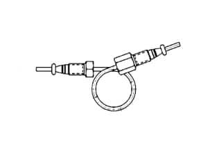 Waters Tubing Assembly, `B`, Left to Vent Valve