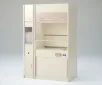 AS ONE Compact Fume Hood 900P (PVC·Wet-Scrubber Integrated Type), 콤팩트 퓸후드900P(PVC제·습식스크라버 일체형)