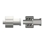 Male Luer Integral Lock Ring to Female Luer Thread Style Coupler