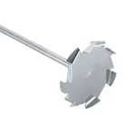 IKA Stirring Element for Overhead Stirrer 오버헤드 스터러용 임펠라, Stainless Steel AISI 316L, Dissolver Stirrer