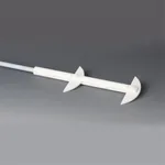 PTFE Double-Moon Shaped Stirrer Shaft PTFE 테프론 교반봉, 더블 반달형