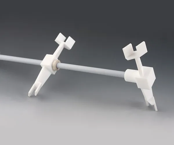 PTFE Double Impulse Stirrer Shaft PTFE 테프론 교반봉, 이중 펌프형