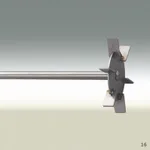 Stirring Rod - Impeller 교반봉 임펠러, Turbin-type, Stainless Steel